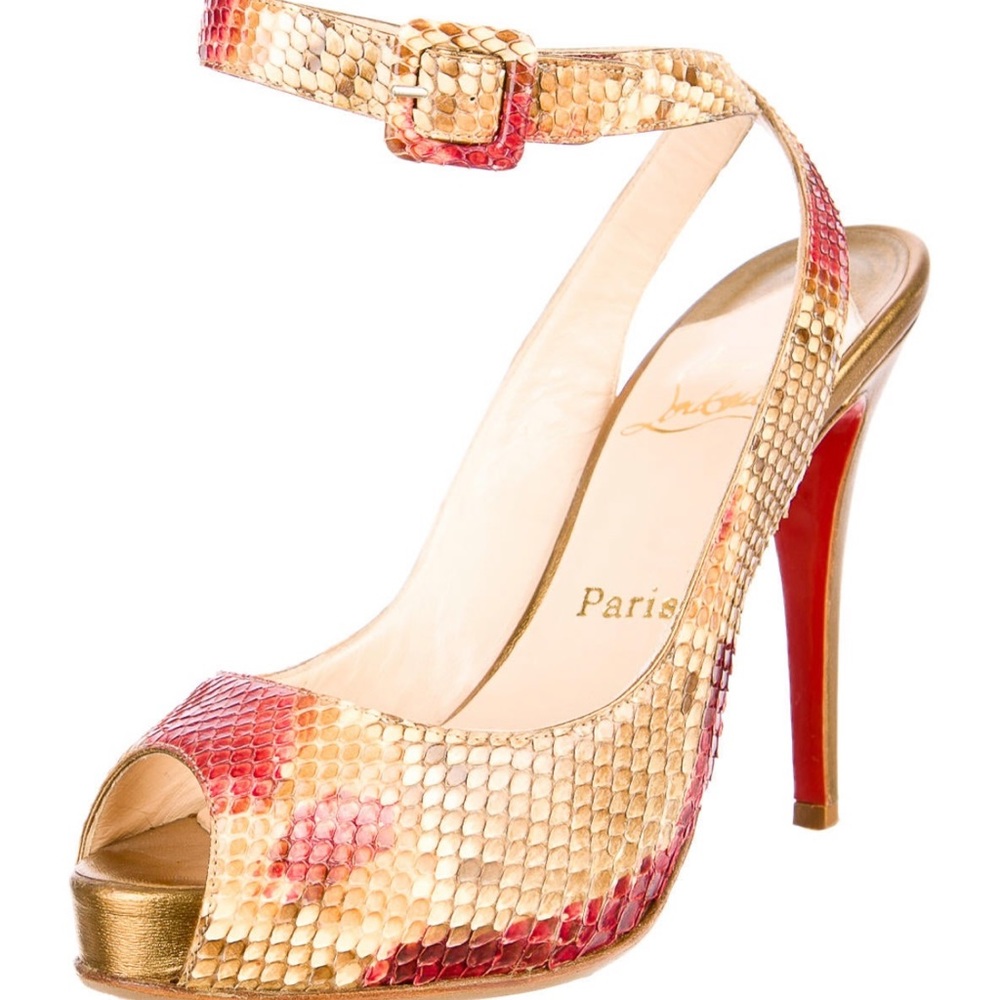 VGUC Python Print Louboutin